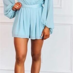 Miss Avenue Sky Blue Blouse